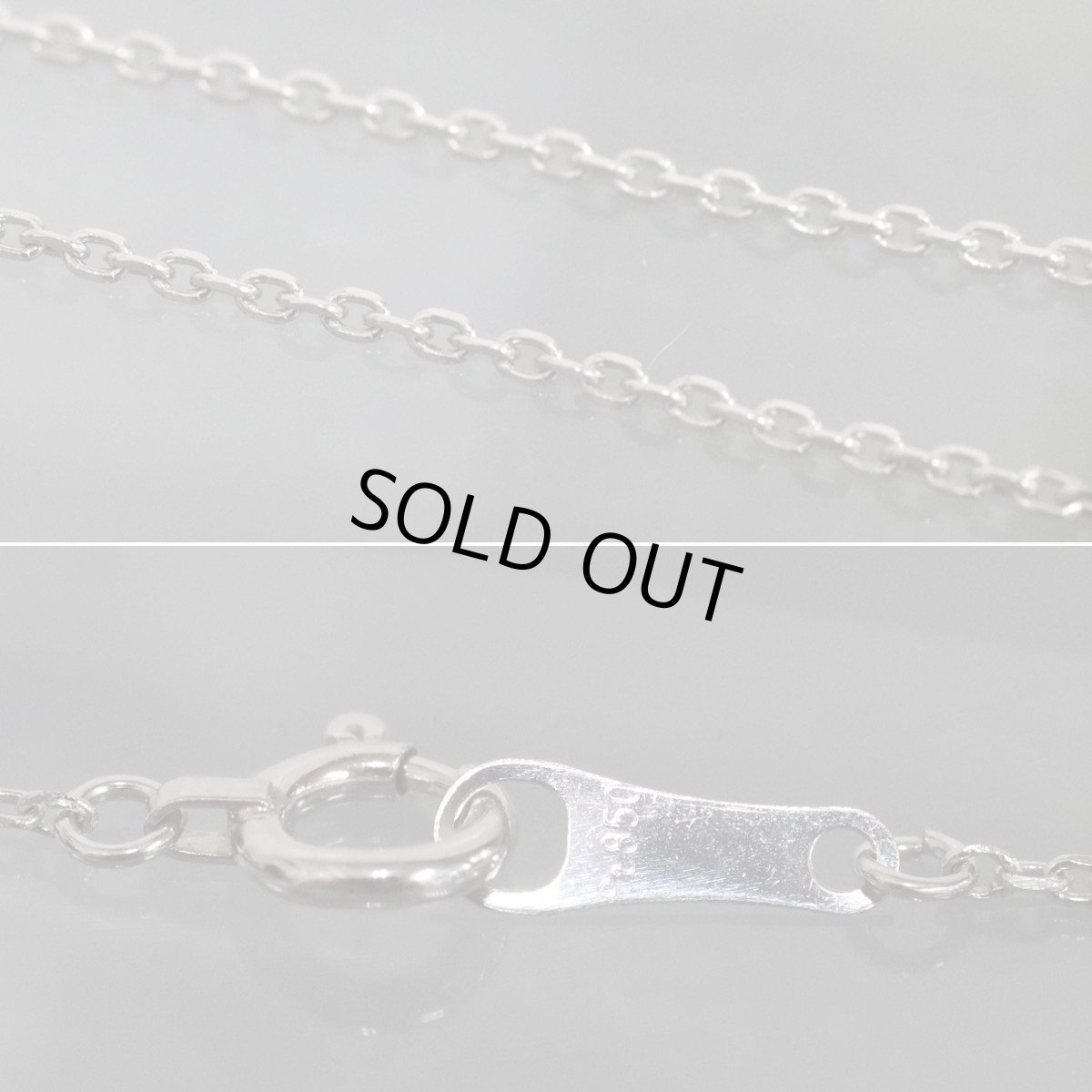 画像8: Pt900/Pt850ネックレス 馬蹄モチーフ 2.8g (8)