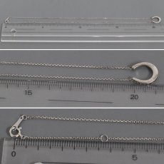 画像9: Pt900/Pt850ネックレス 馬蹄モチーフ 2.8g (9)