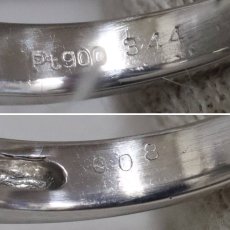 画像8: Pt900ペリドットダイヤモンドリング Pe3.44 D0.08 8.6g #13 (8)