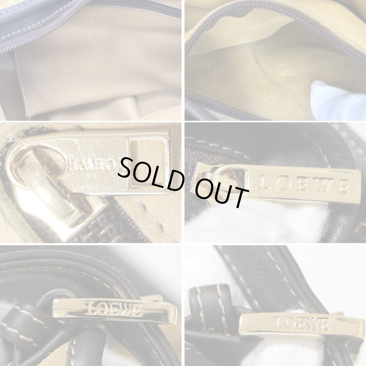 画像10: ロエベ ワンショルダーバッグ アナグラム スウェード レザー (10)