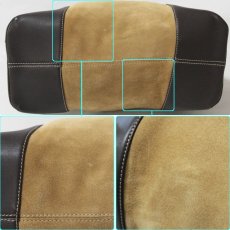 画像3: ロエベ ワンショルダーバッグ アナグラム スウェード レザー (3)