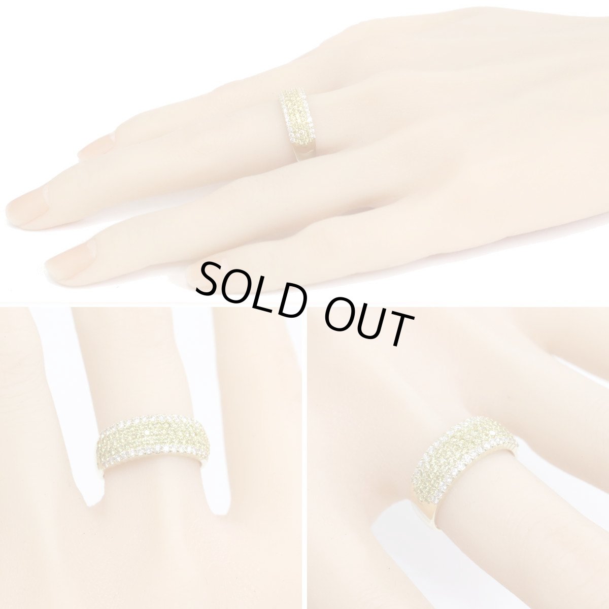 画像10: K18ダイヤモンドリング D1.00 4.5g #15 イエローゴールド (10)