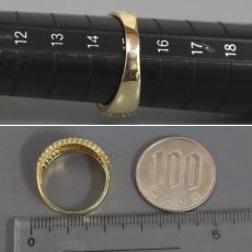 画像8: K18ダイヤモンドリング D1.00 4.5g #15 (8)