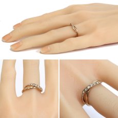 画像10: ヨンドシー K18PGダイヤモンドリング 9PD 2.8g #10 (10)