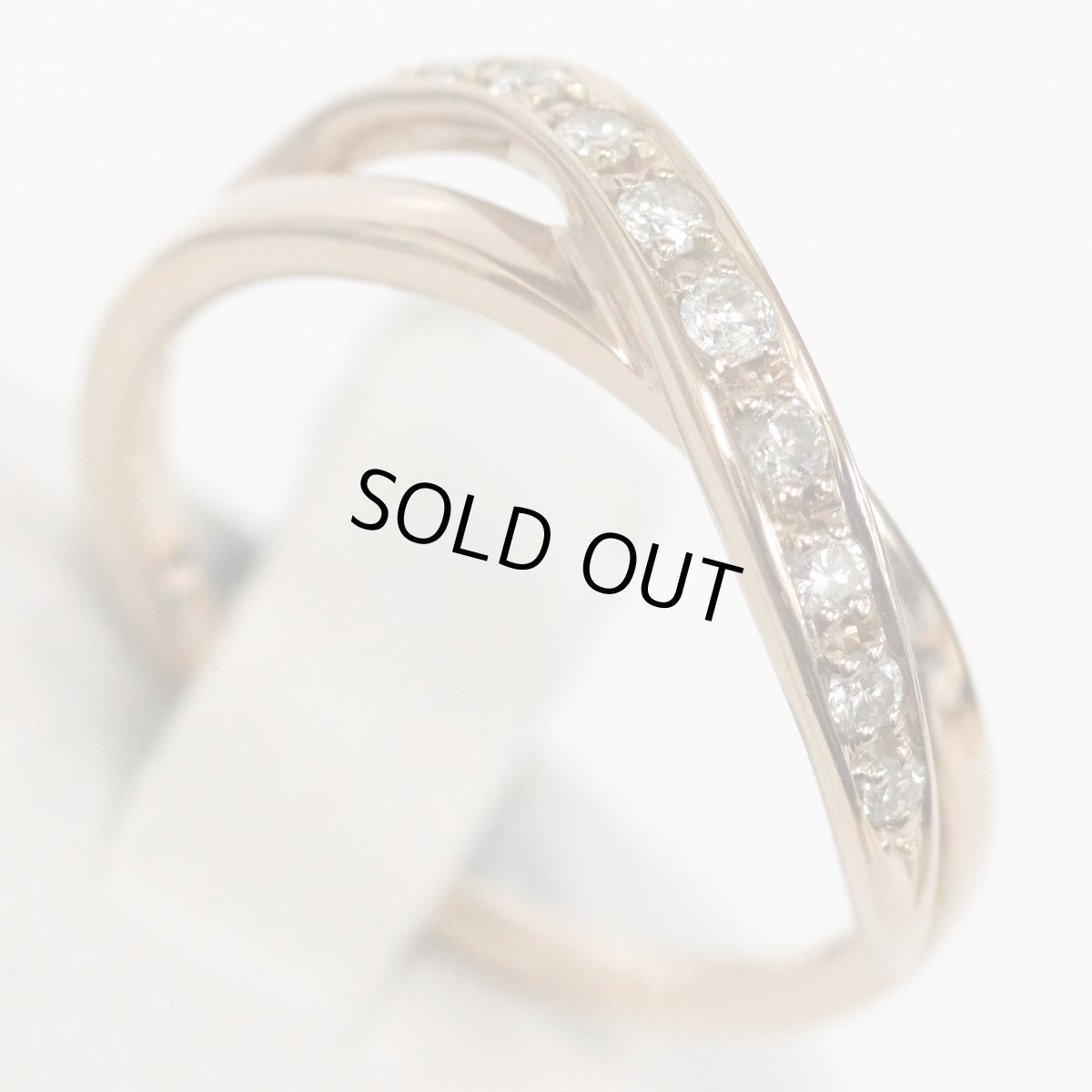 画像4: ヨンドシー K18PGダイヤモンドリング 9PD 2.8g #10 ピンクゴールド (4)