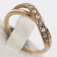画像4: ヨンドシー K18PGダイヤモンドリング 9PD 2.8g #10 (4)
