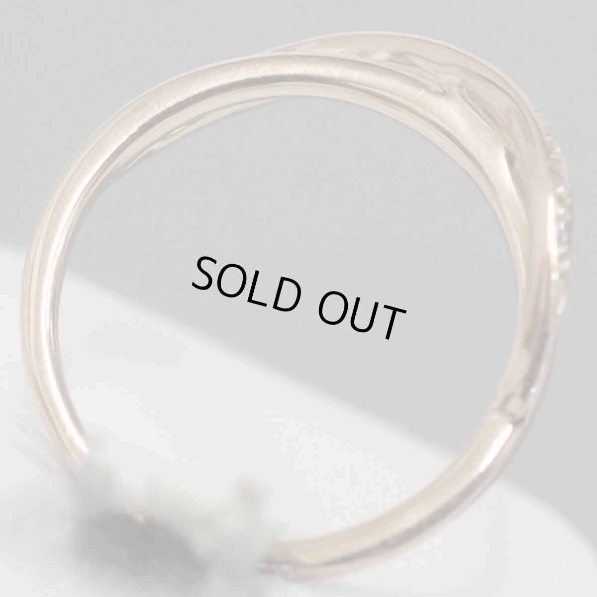 画像5: ヨンドシー K18PGダイヤモンドリング 9PD 2.8g #10 ピンクゴールド (5)