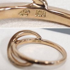 画像7: ヨンドシー K18PGダイヤモンドリング 9PD 2.8g #10 (7)