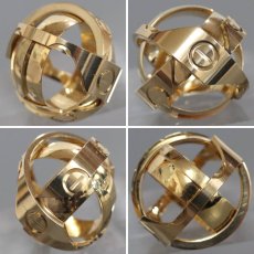 画像5: 750YG アストロラブリング 1999年X'mas限定 12.6g 55(#14.5)内外箱 (5)