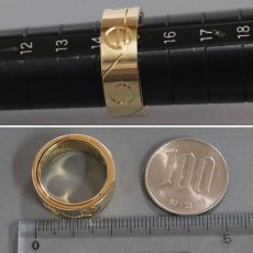 画像7: 750YG アストロラブリング 1999年X'mas限定 12.6g 55(#14.5)内外箱 (7)
