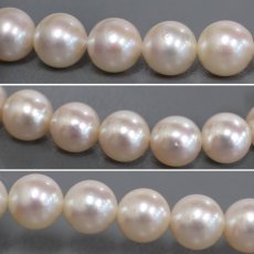画像7: タサキ パールネックレスイヤリングセット シルバー金具 7.0-7.5mm 内外箱 (7)