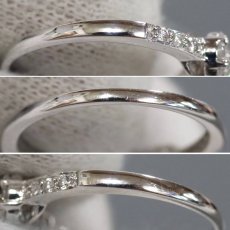 画像6: K18WGダイヤモンドリング フラワーモチーフ D0.50 2.3g #12 (6)