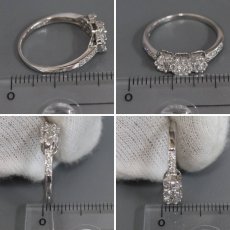 画像9: K18WGダイヤモンドリング フラワーモチーフ D0.50 2.3g #12 (9)