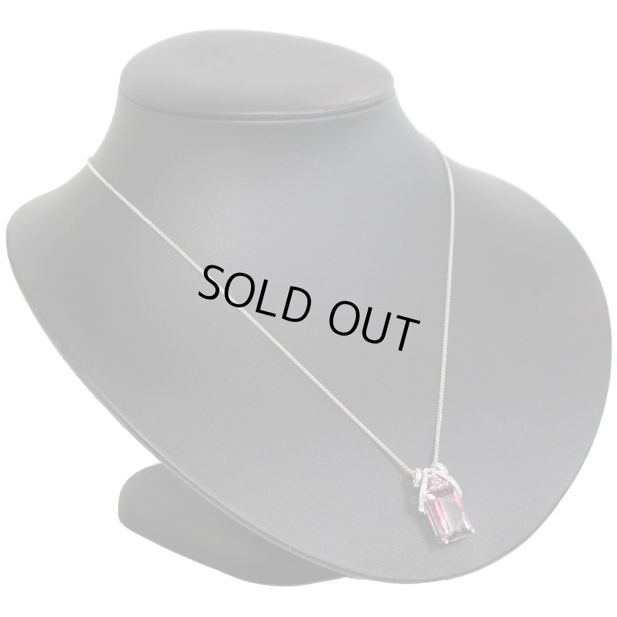 画像6: K18WGバイカラートルマリンピンクサファイアダイヤモンドペンダント T6.81 PS0.16 D0.12 8.1g AJ付44cm 保証書(鑑別書) (6)