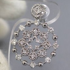 画像4: 750ダイヤモンドピアス D0.38×2 5.8g (4)