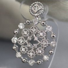 画像5: 750ダイヤモンドピアス D0.38×2 5.8g (5)