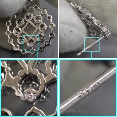 画像6: 750ダイヤモンドピアス D0.38×2 5.8g (6)