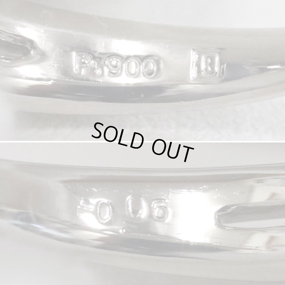 画像6: Pt900タンザナイトダイヤモンドリング D0.06 5.2g #13 (6)