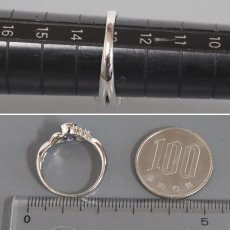 画像7: Pt900タンザナイトダイヤモンドリング D0.06 5.2g #13 (7)