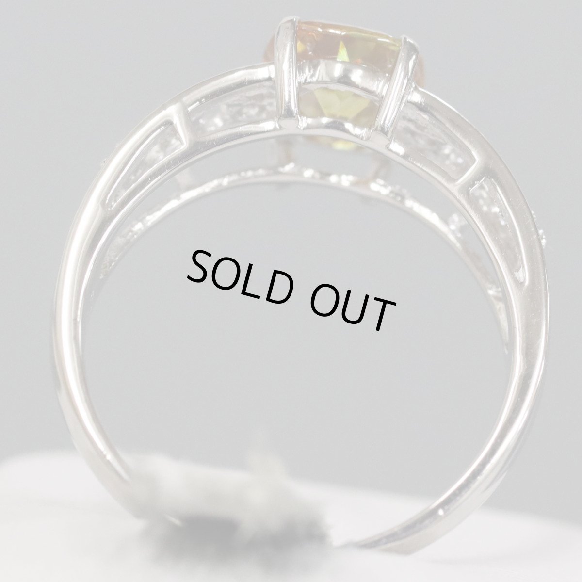 画像5: Pt900スファレライトダイヤモンドリング Sph2.49 D0.12 6.3g #16 鑑別書 ソーティング (5)