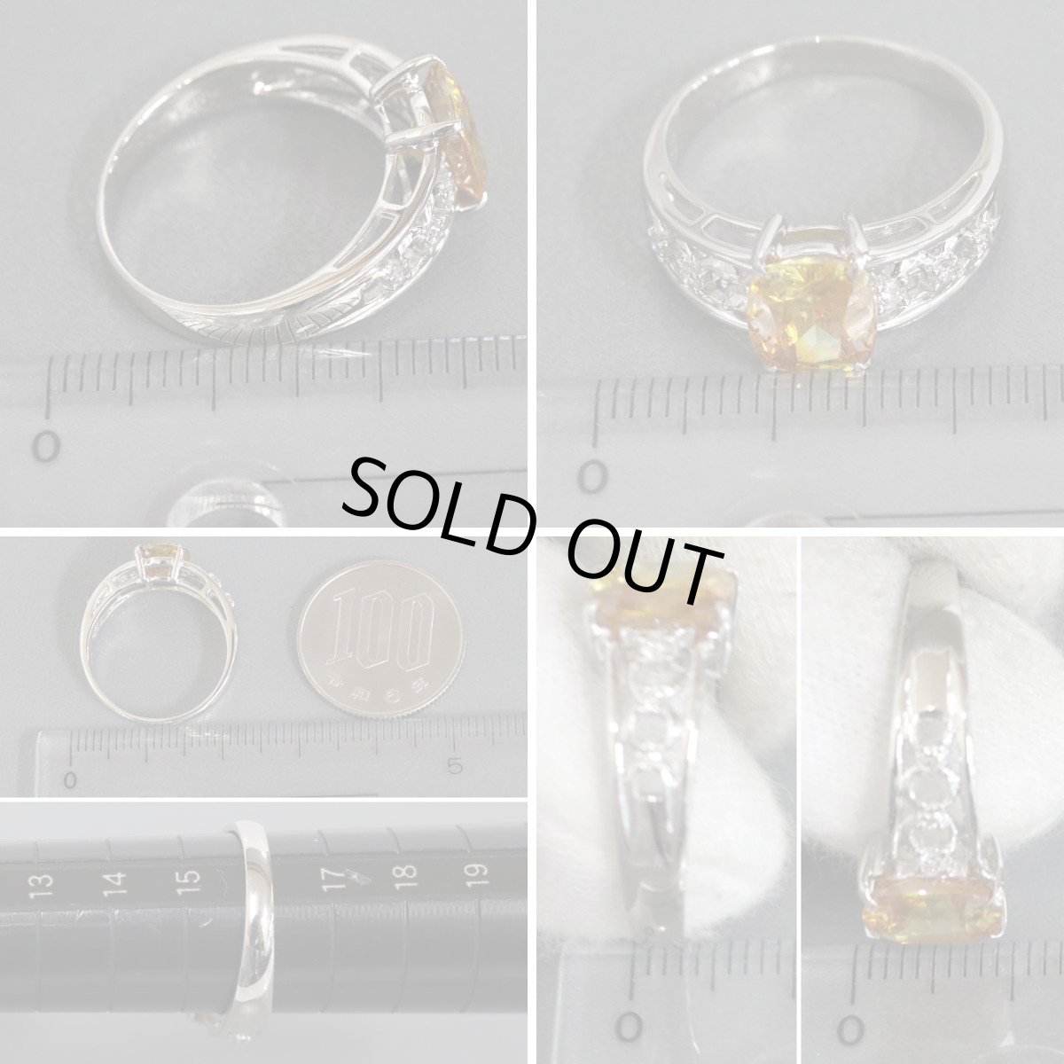 画像8: Pt900スファレライトダイヤモンドリング Sph2.49 D0.12 6.3g #16 鑑別書 ソーティング (8)