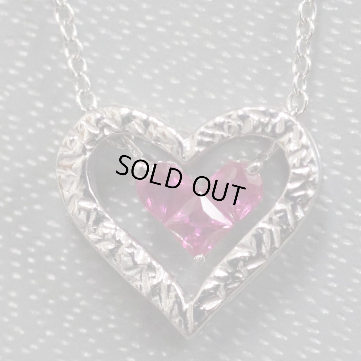 画像2: スタージュエリー ミステリアスハート K18WGルビーネックレス R0.13 1.9g 40cm 2way (2)