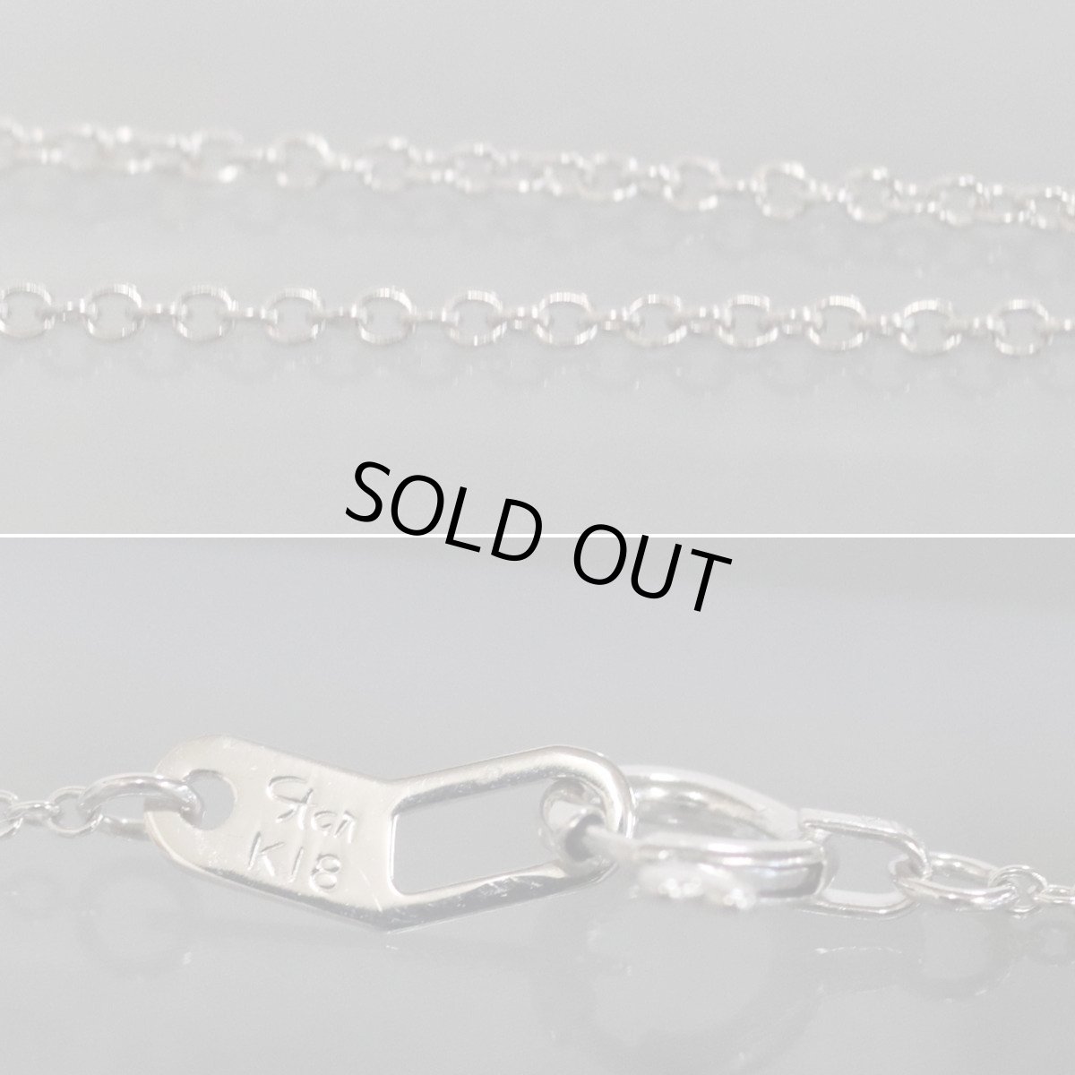 画像7: スタージュエリー ミステリアスハート K18WGルビーネックレス R0.13 1.9g 40cm 2way (7)