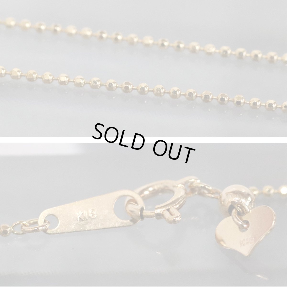 画像8: K18/K18WGルビーダイヤモンドペンダント R0.72 D0.32 4.9g AJ付46cm (8)