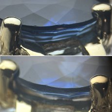 画像4: K18ブルーサファイアダイヤモンドリング S1.41 D1.88 9.5g #12.5 ソーティング (4)