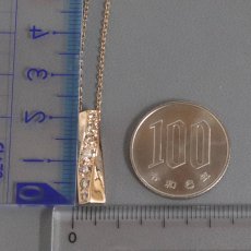 画像10: ポーラ 750/K18PGダイヤモンドペンダント D0.50 5.5g AJ付48cm (10)