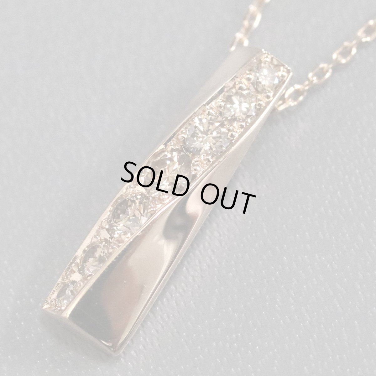 画像3: ポーラ 750/K18PGダイヤモンドペンダント D0.50 5.5g AJ付48cm (3)