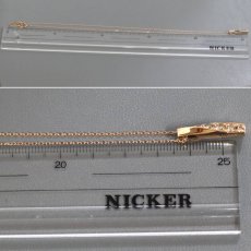画像9: ポーラ 750/K18PGダイヤモンドペンダント D0.50 5.5g AJ付48cm (9)