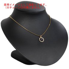 画像7: K18ダイヤモンドサファイアペンダントトップ D0.43 S0.27 1.8g (7)