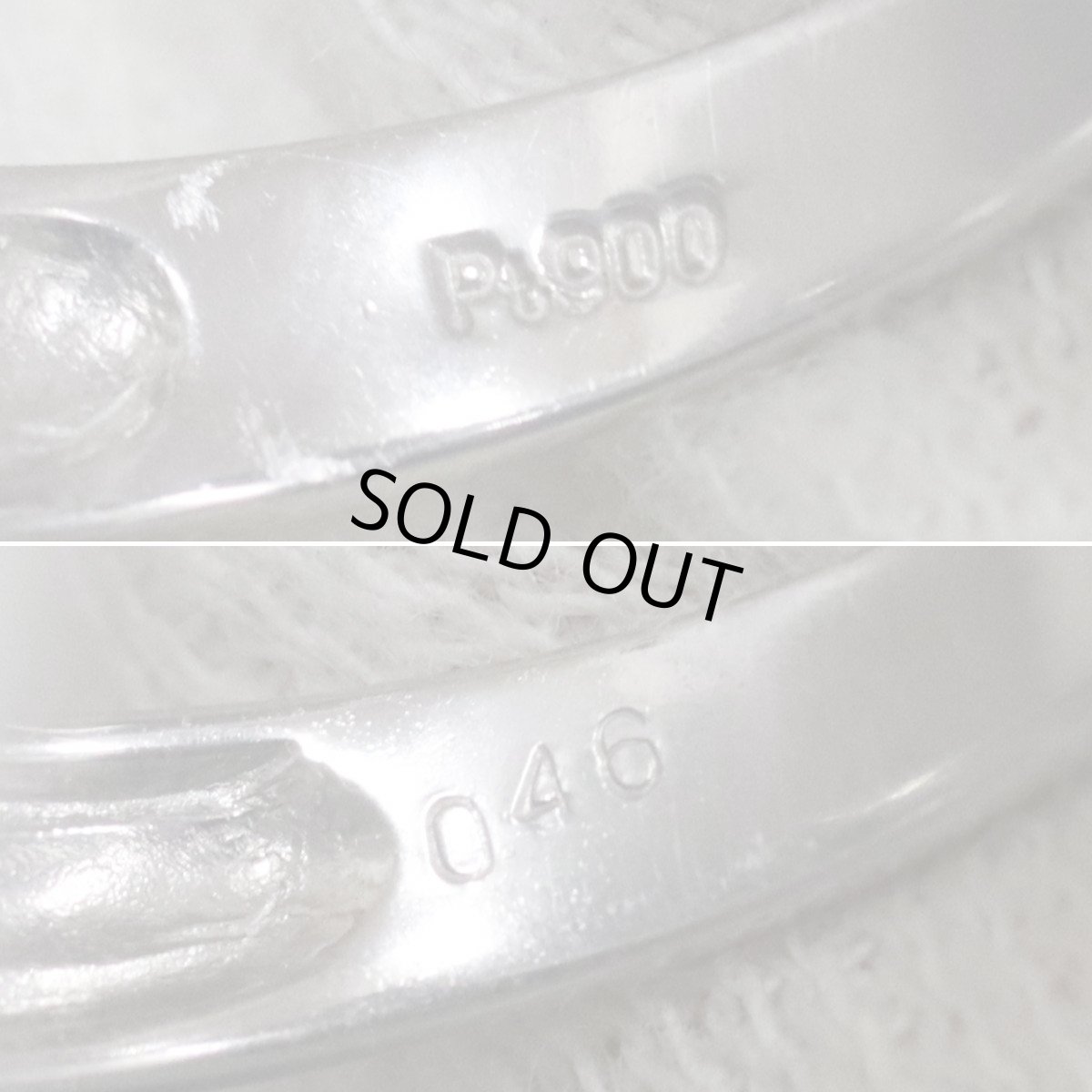 画像8: Pt900エメラルドダイヤモンドリング E0.46 4.8g #11.5 プラチナ 5月誕生石 4月誕生石 (8)