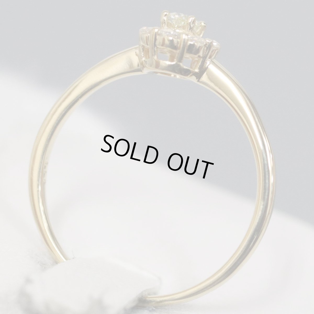 画像6: K18ダイヤモンドリング D0.137 D0.17 2.0g #12 (6)