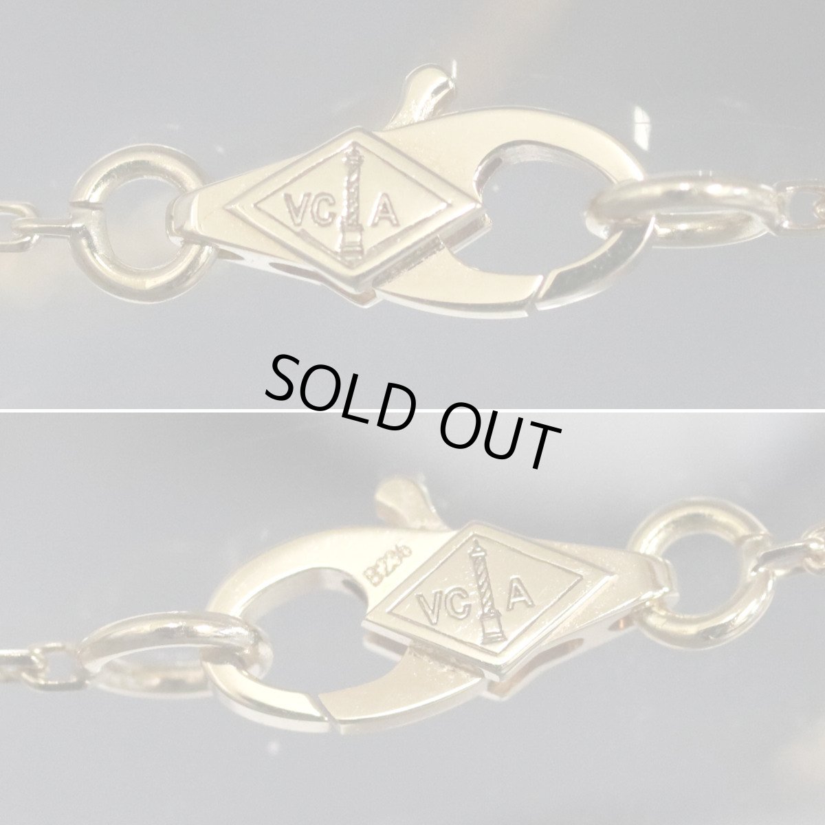 画像6: ヴァンクリーフ&アーペル スウィートアルハンブラネックレス マザーオブパール 750YG 2.9g(VCARF69100) (6)