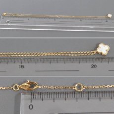 画像7: ヴァンクリーフ&アーペル スウィートアルハンブラネックレス マザーオブパール 750YG 2.9g(VCARF69100) (7)