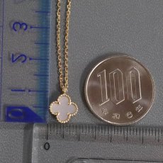 画像8: ヴァンクリーフ&アーペル スウィートアルハンブラネックレス マザーオブパール 750YG 2.9g(VCARF69100) (8)