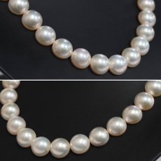 画像2: タサキ マベパールネックレス シルバー金具 44cm パール13-13.8mm (2)