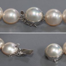 画像6: タサキ マベパールネックレス シルバー金具 44cm パール13-13.8mm (6)