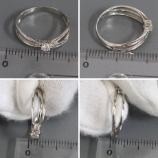 画像8: Pt900ダイヤモンドリング D0.10 2.4g #10 (8)