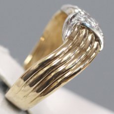 画像3: K18/Pt900ダイヤモンドリング 5.2g #12 (3)