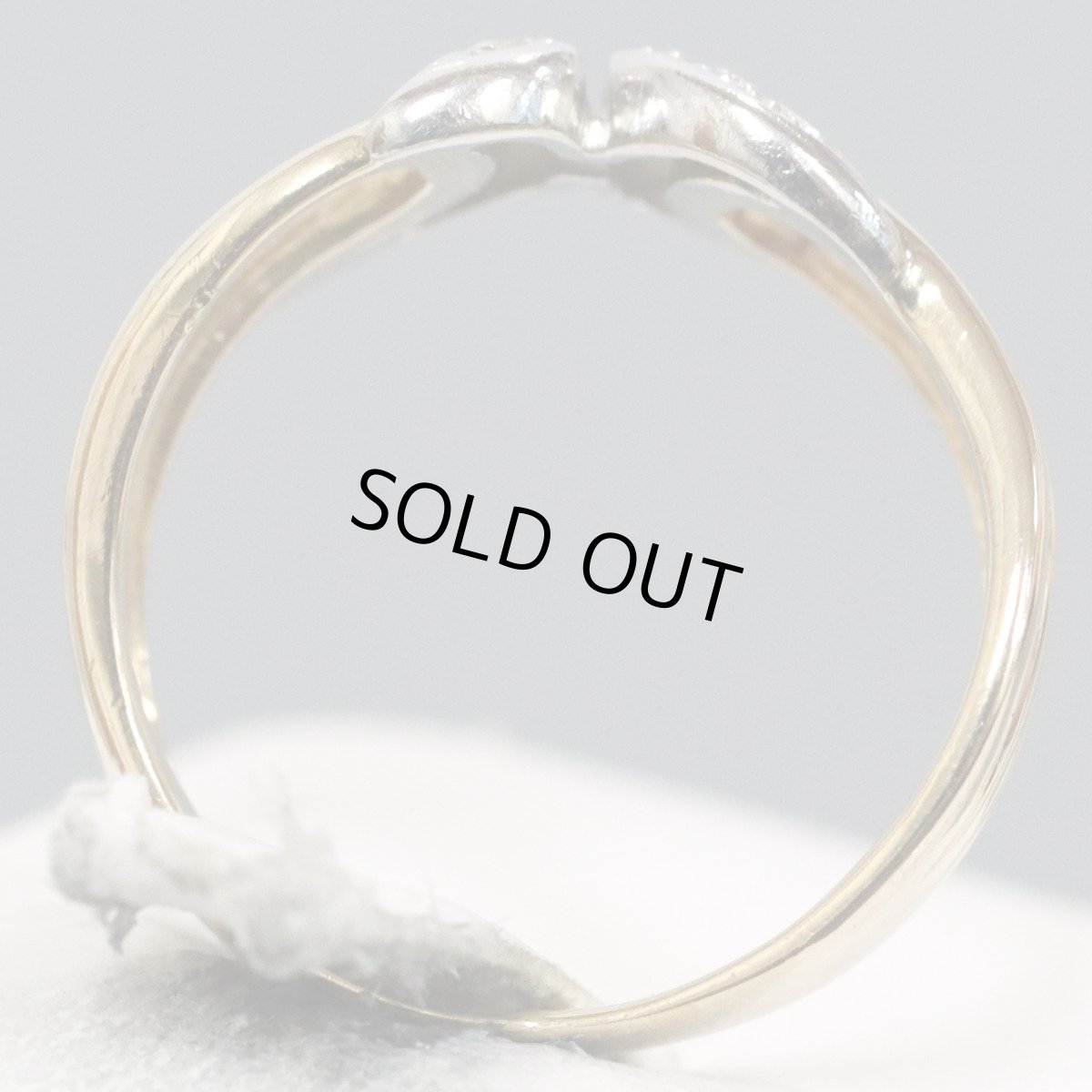 画像5: K18/Pt900ダイヤモンドリング 5.2g #12 (5)