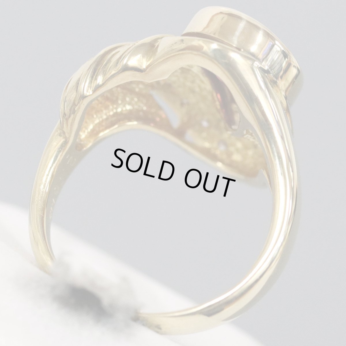 画像5: K18レッドトルマリンダイヤモンドリング T2.76 D0.22 10.2g #16 鑑別書 (5)