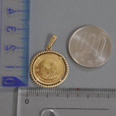 画像10: K22/750ペンダントトップ クルーガーランド金貨 1/10oz 4.4g (10)