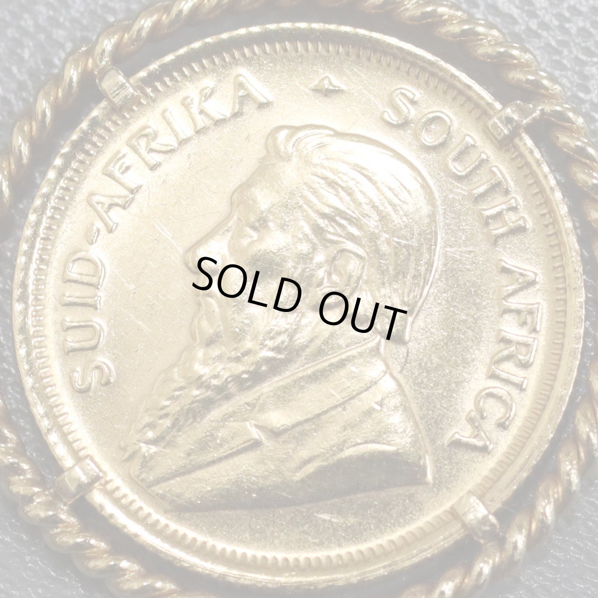 画像4: K22/750ペンダントトップ クルーガーランド金貨 1/10oz 4.4g (4)