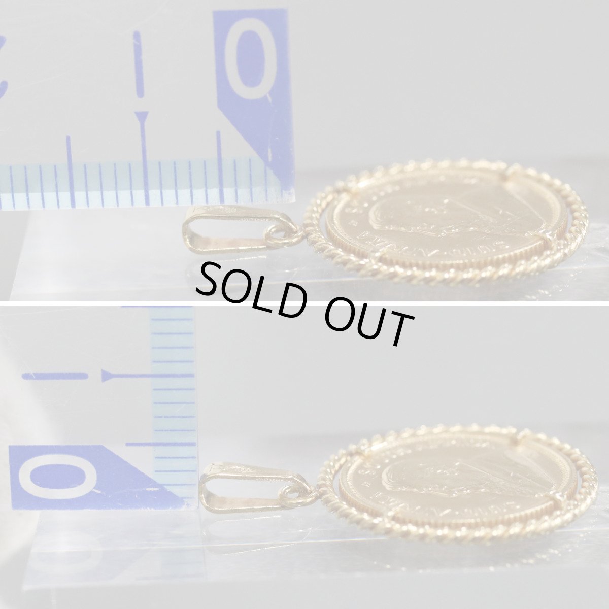 画像7: K22/750ペンダントトップ クルーガーランド金貨 1/10oz 4.4g (7)