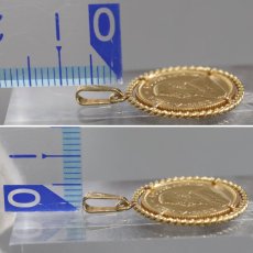 画像7: K22/750ペンダントトップ クルーガーランド金貨 1/10oz 4.4g (7)