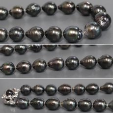 画像4: バロックパールネックレス K14WG金具 9.4-11.8mm 42cm (4)