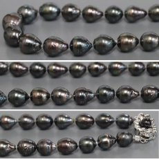 画像5: バロックパールネックレス K14WG金具 9.4-11.8mm 42cm (5)